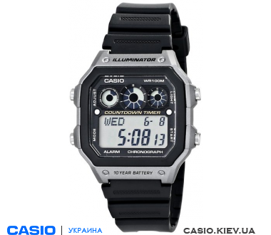 AE-1300WH-8A (�), Casio Standard Digital