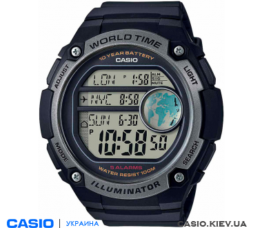 AE-3000W-1AVEF, Casio Standard Digital