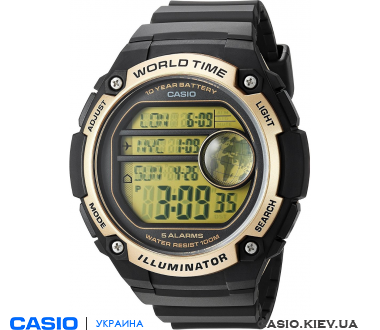 AE-3000W-9AV, Casio Standard Digital
