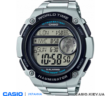 AE-3000WD-1AVEF, Casio Standard Digital