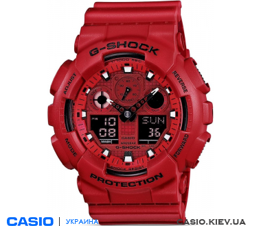 GA-100C-4AER, Casio G-Shock