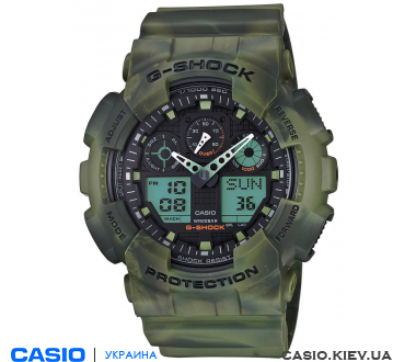 GA-100MM-3AER, Casio G-Shock
