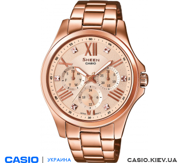 SHE-3806PG-9AUER, Casio Sheen