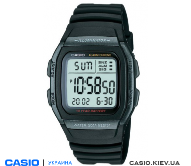 W-96H-1B, Casio Standard Digital